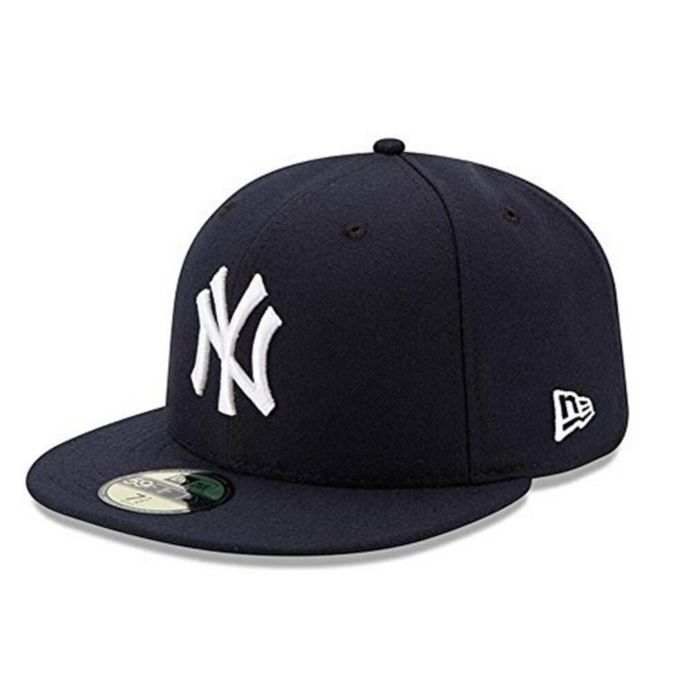 NWT New Era Men's Officially Licensed MLB Collection Fitted Hat,navy-8 1/8